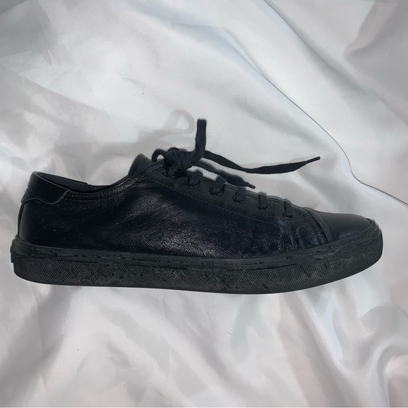 SAINT LAURENT PARIS men's size 11.5/12 SEE MEASUREMENTS leather court shoes - Picture 1 of 14